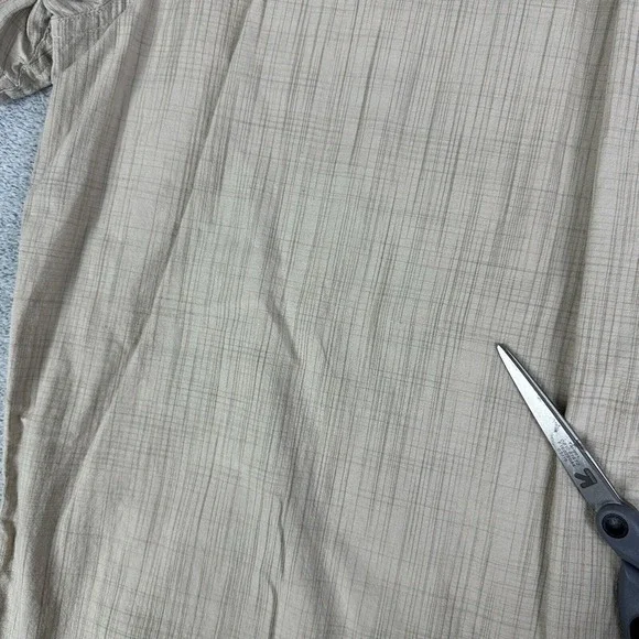 Toad & Co Shirt Mens L Beige Smythy 100% Organic Cotton Button Up Minimal Casual - Picture 7 of 9